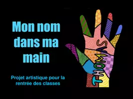 Aperçu - Préparation de séance / Séance complète - ART: Mon nom dans ma main (Keynote/PowerPoint/PDF) - Page 1