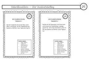 Vorschau - Arbeitsblätter - Ballade Schreibanlass Der Zauberlehrling Brief & Tagebuch - Seite 2