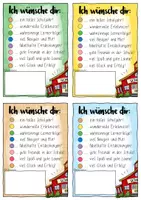 Vorschau - Mal- und Bastelvorlagen - Guten Schulstart (alle Klassen) - Schokolinsen Geschenk / Gruß - Seite 2