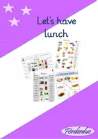 Vorschau - Spiele - Paarspiel zum Thema "Let's have lunch" - Deckblatt