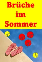 Vorschau - Arbeitsblätter - Brüche im Sommer - Grundlagen Bruchrechnung - Hälfte / Viertel / Drittel - Deckblatt
