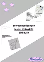 Vorschau - Spiele - Bewegungsübungen im Unterricht - Deckblatt