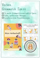 Vorschau - Spiele - Verben Themenheft - Deckblatt