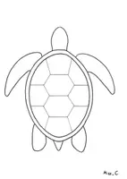 Vorschau - Mal- und Bastelvorlagen - Kunst im Sommer: "Schildkröte" tupfen (Dot Art) - Seite 3
