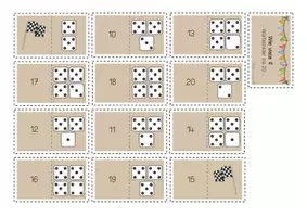 Vorschau - Spiele - XL-Materialpaket: Rechendomino Klasse 1 - Seite 3