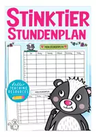 Vorschau - Merkblätter - Stundenplan - Stinktier / Stinktierklasse - Deckblatt