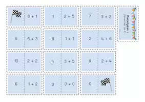 Vorschau - Spiele - Rechendomino Addition Klasse 1 - Seite 1