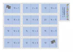 Vorschau - Spiele - Rechendomino Addition Klasse 1 - Seite 2