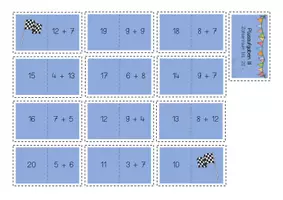 Vorschau - Spiele - Rechendomino Addition Klasse 1 - Seite 3