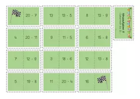 Vorschau - Spiele - Rechendomino Subtaktion Klasse 1 - Seite 3