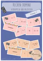 Vorschau - Spiele - Rechendomino Verdoppeln und Halbieren Klasse 1 - Deckblatt