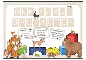 Vorschau - Poster - Fabel - Baukasten Tafelmaterial - Deckblatt