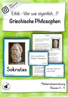 Vorschau - Bildkarten - Ethik - Wer war eigentlich Sokrates, Platon, Aristoteles - Deckblatt
