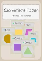 Vorschau - Poster - Geometrische Flächen Tafelmaterial Poster - Deckblatt