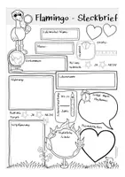 Aperçu - Apprentissages en autonomie - Flamingo Steckbrief deutsch Unterrichtsmaterial (bilingualer) Unterricht Deutsch / Biologie / Sachunterricht DAZ (Lieblingstier vorstellen) - Page 2