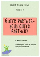 Vorschau - Stundenentwürfe - Sexuelle Bildung: Guter Partner - schlechter Partner? - Deckblatt