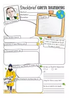 Aperçu - Apprentissages en autonomie - Greta Thunberg Steckbrief Deutsch Allemand - Page 2