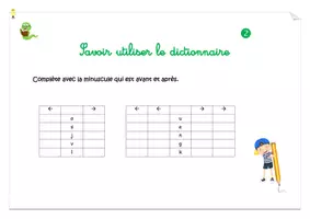 Aperçu - Apprentissages en autonomie - Français Orthographe Savoir utiliser le dictionnaire P3 - Page 2