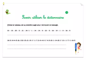 Aperçu - Apprentissages en autonomie - Français Orthographe Savoir utiliser le dictionnaire P3 - Page 3