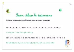 Aperçu - Apprentissages en autonomie - Françai : Orthographe savoir utiliser le dico correctif P3 - Page 3