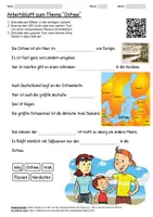 Vorschau - Arbeitsblätter - Lernposter + Arbeitsblatt "Ostsee" + Onlineübung & MP3 + Mindmap + Infografiken - Seite 1