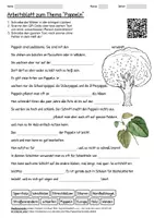 Vorschau - Arbeitsblätter - Arbeitsblatt "Pappeln" + Onlineübung & MP3 + - Deckblatt