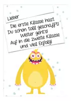 Vorschau - Anderer Materialtyp - 1. Klasse geschafft - Grußkärtchen Monsterklasse - Seite 2