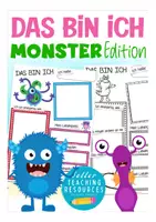 Vorschau - Arbeitsblätter - Das bin ich - Monsterklasse Klassenmaskottchen Monster - Deckblatt