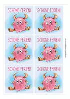 Vorschau - Anderer Materialtyp - Feriengrüße - Monsterklasse / Klassenmaskottchen Monster - Seite 3