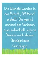 Vorschau - Aufgabenkarten - Klassendienste - Monsterklasse / Klassenmaskottchen Monster - Seite 1