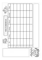 Vorschau - Merkblätter - Stundenplan - Monsterklasse / Klassenmaskottchen Monster - Seite 2