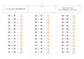 Vorschau - Arbeitsblätter - Klasse 3/4: Addieren bis 1000 (beide Summanden dreistellig) | 360 Aufgaben - Seite 2