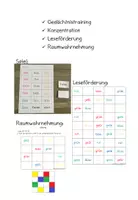 Vorschau - Arbeitsblätter - Konzentrationsspiel - Deckblatt