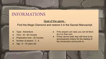 Vista previa - Juegos / Gamificación - The quest for the magic diamond - Escape Room for kids - página 2