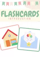 Vorschau - Mal- und Bastelvorlagen - Flash Cards Introduction Klasse 5 - Deckblatt