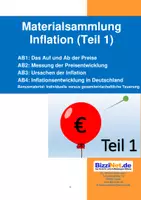 Vorschau - Unterrichtsreihen - Materialsammlung "Inflation" - Teil 1 - Deckblatt