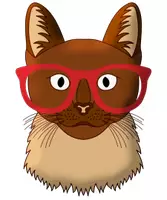 Vorschau - Mal- und Bastelvorlagen - Katze (Bildkarte, Poster Malen & Zeichnen, Malvorlagen, Tiere Kunst) - Deckblatt