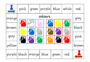 Vorschau - Spiele - Bingospiel zum Thema "colours" für zwei Spieler - Seite 2