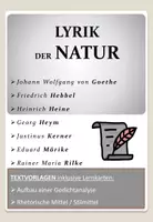 Vorschau - Stationenlernen - Lyrik: Naturgedichte - Gedichtanalyse - Deckblatt