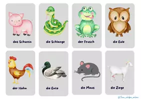 Vorschau - Spiele - Flashcards Tiere Tiergeräusche Spielideen - Seite 3