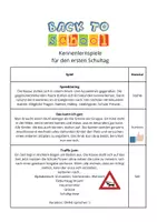 Vorschau - Spiele - Kennenlernspiele für den ersten Schultag - Seite 1
