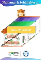Vorschau - Stundenentwürfe - Nahrung und Schädelform von Säugetieren inkl. 3D Schädel - Deckblatt