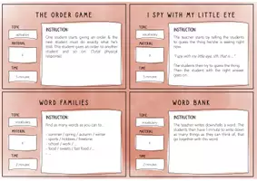 Vorschau - Spiele - Sammlung ausgewählter Englisch warm-ups - wachsendes Paket - Seite 1