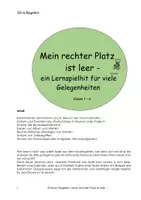 Vorschau - Spiele - Mein rechter Platz ist leer - ein Lernspielhit für viele Gelegenheiten Kl. 1-6 - Deckblatt
