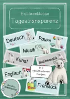 Vorschau - Poster - Eisbärenklasse Materialpaket – Klassenzimmer Deko Grundschule Klasse 1 | Klassentier Eisbär | Classroom Management | Organisation & Einschulung - Seite 1