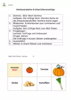 Aperçu - Feuilles d'exercices - Allemand - Vocabulaire de base : Légumes / Grundwortschatz : Gemüse - Page 2