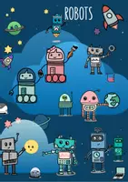 Vorschau - Poster - Roboter - Wimmelbilder und Ausmalbilder - Seite 2
