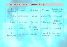 Vorschau - Spiele - Wörter gewinnen Dis Donc 5 unité 1 - Seite 3