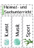 Vorschau - Poster - Klassenraum Deko Kaktus - Stundenplan - Seite 3