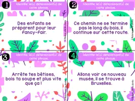 Aperçu - Feuilles d'exercices - CAT - Les déterminants - Page 3